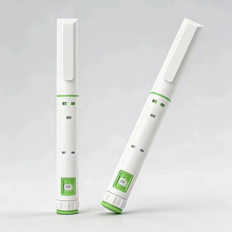 10Pcs Optional Set 5mg 10mg Dose-adjustable Peptide Pen Plastic Disposable Injection Pen With 32G 31G Needle 3ml Glass Vials