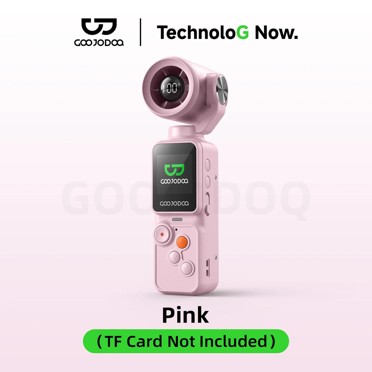 180° Adjustable Gimbal Camera Handheld Stabilized 1.3-inch Screen Mengambil Foto Dan Video with Wind High-speed Turbo Kipa