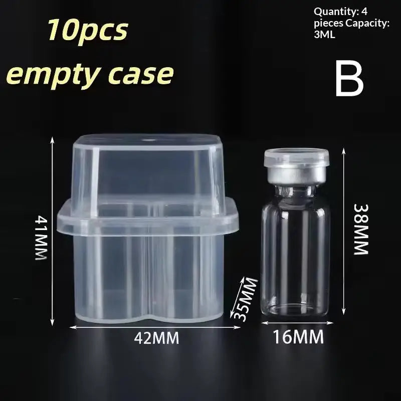 [W] 3ML Peptide Storage Case Mini Vial Storage Box Vial Storage Box Peptide Cases 3ml Vial Case Peptide Container