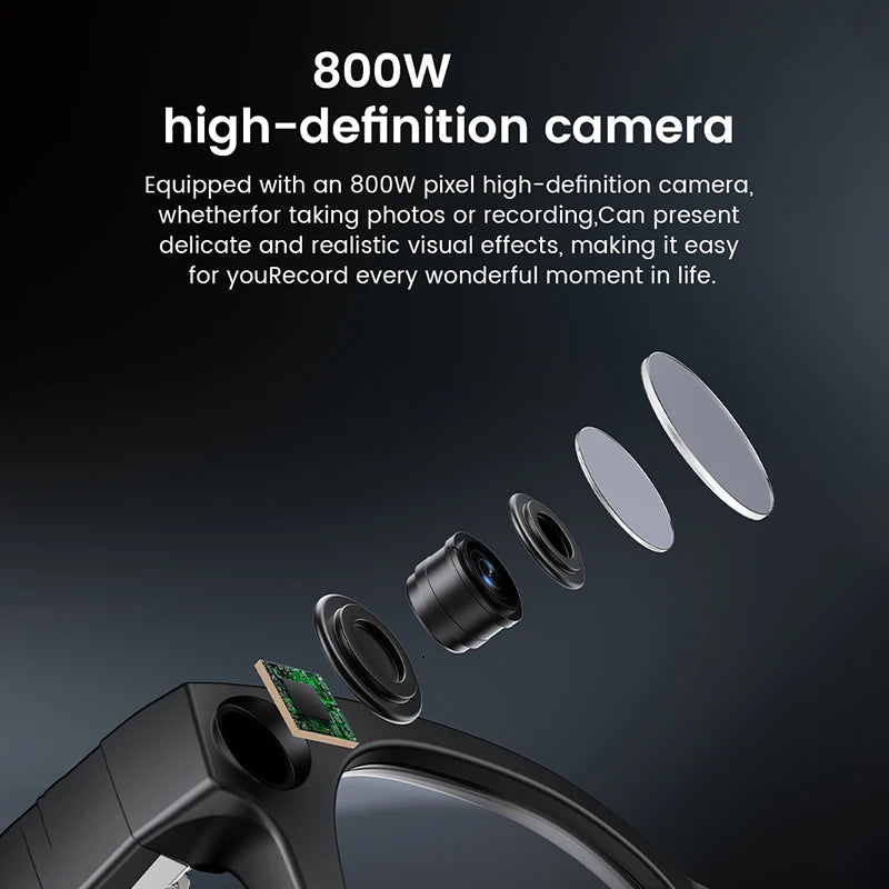 2026 Smart Glasses HD Photo Video OpenAI Record Translation Touch Photochromic Lenses Bluetooth Call Music Multifunction Glasses