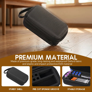 3/10/30ML Insulin Vial Storage Box Portable Travel Peptide Organizer Bag Hard Shell Fridge Freezer Tube Vials Storage Case
