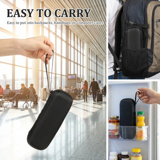 Insulin Vial Carrying Case Fridge Portable Peptide Vial Storage Box Foam Protective Hard Shell Vial Pens and Needle Organizer