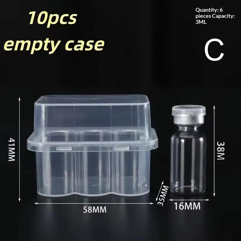 [W] 3ML Peptide Storage Case Mini Vial Storage Box Vial Storage Box Peptide Cases 3ml Vial Case Peptide Container
