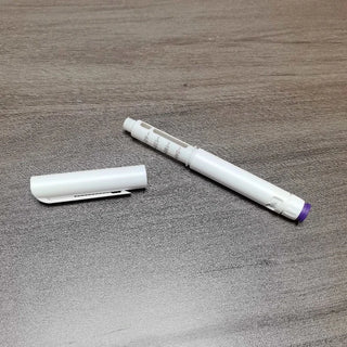 Disposable Peptide Injection Pen for 3ml Cartridge, Adjustable Dose Self-Injection Device for GLP-1, Drug-Free